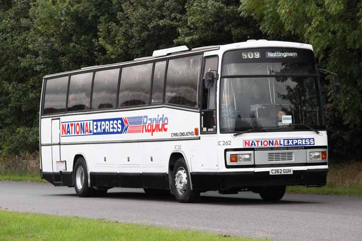 National Welsh Leyland Tiger Plaxton Paramount XC262 National Express Rapide